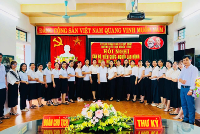 Trường Tiểu học Nghĩa Bình: Vững Kỉ Cương – Khơi Sáng Tạo – Tạo Đột Phá trong năm học mới 2025 – 2026