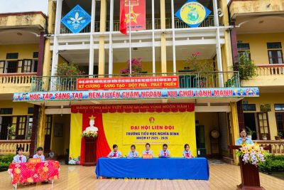 SÔI NỔI ĐẠI HỘI LIÊN ĐỘI TRƯỜNG TIỂU HỌC NGHĨA BÌNH VỮNG BƯỚC DƯỚI CỜ ĐỘI, TIẾP NỐI TRUYỀN THỐNG – VƯƠN TỚI TƯƠNG LAI (Năm học 2025 -2026)